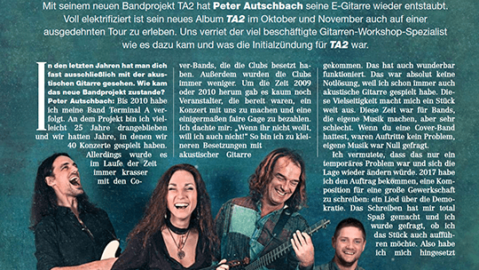 Interview Peter Autschbach in der Zeitschrift Guitar